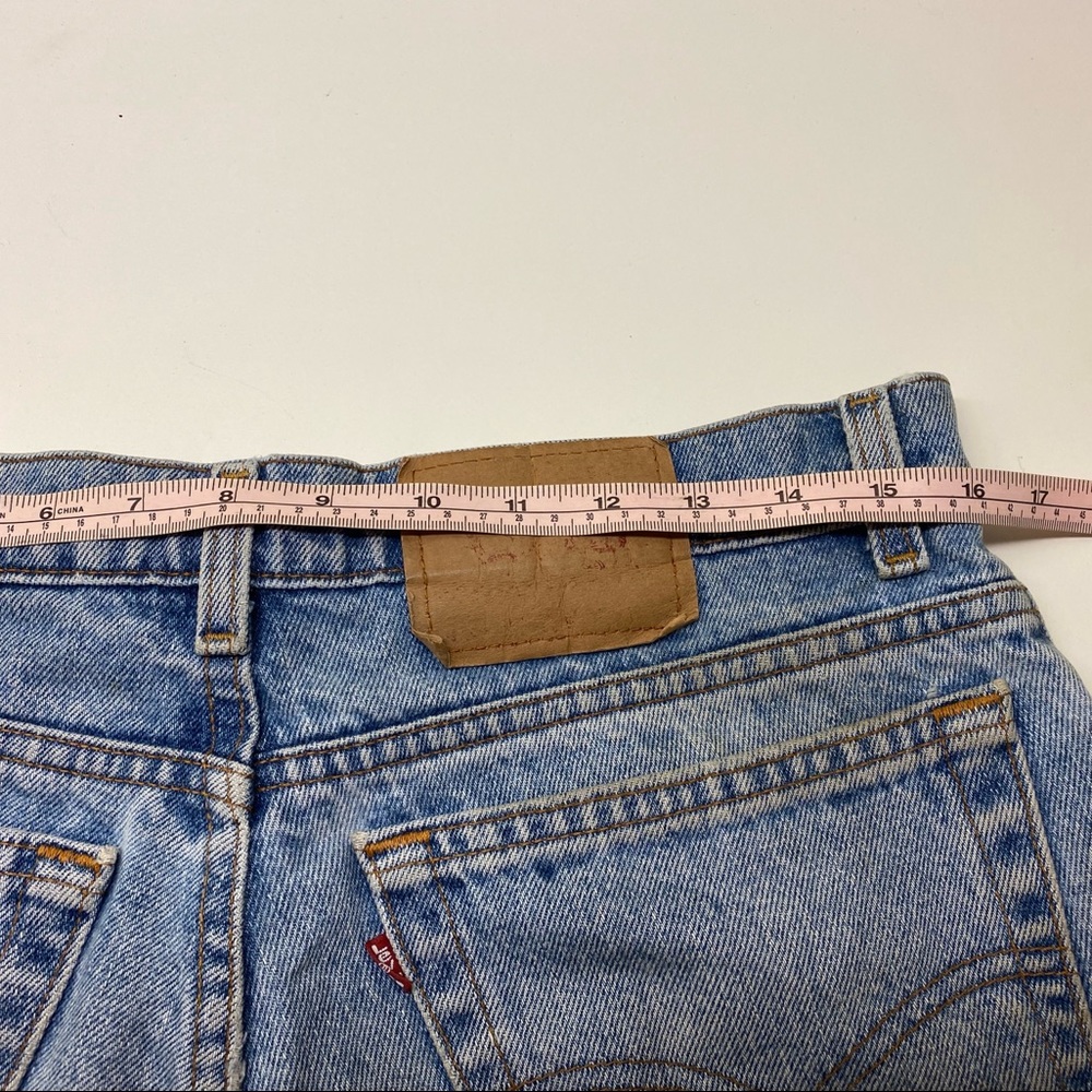 Levi’s 505 straight leg Reg fit denim cutoffs 33W - Picture 3 of 6